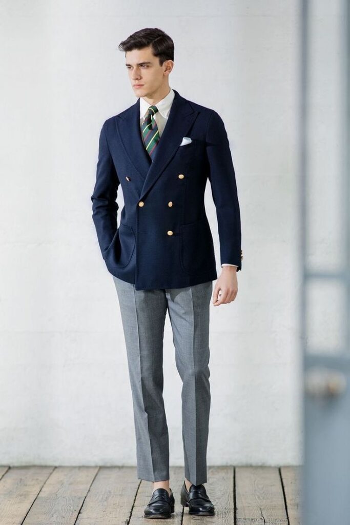 "Custom-made men's suit in Kathmandu by The Designer Tailors.