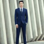 "Tailor in Kathmandu stitching custom suit"
